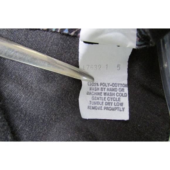 Pazazz Paisley Pageant Dress Girls Size 5 Full Circle Tiered Ruffles USA Made - Picture 10 of 10